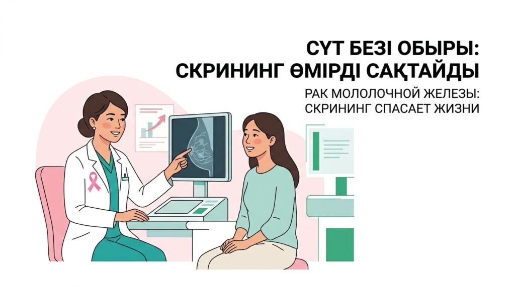 Сүт безі обыры: скринингтен уақытылы өтудің маңызы